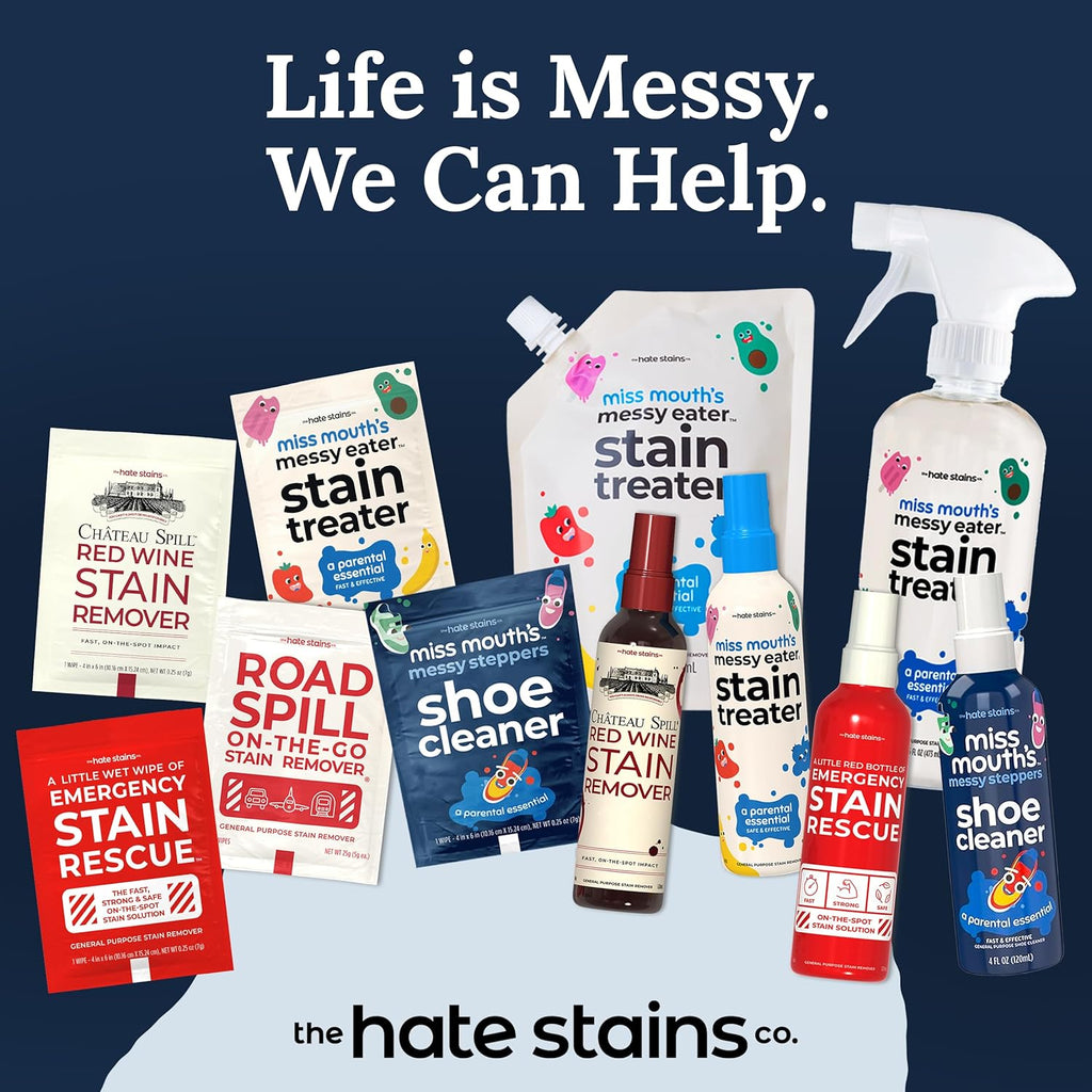 Miss Mouth's Messy Eater Stain Treater Spray - 118 ml Stain Remover - Newborn & Baby Essentials - No Dry Cleaning Food, Grease, Coffee Off Laundry, Underwear, Fabric