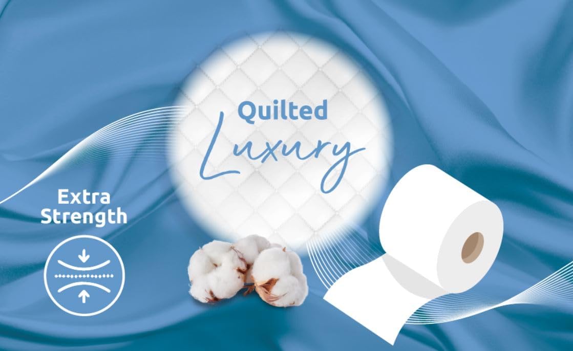 Phoenix Toilet Rolls – 60 Pack | 3 Ply Supreme Unscented Toilet Paper | Bulk Buy, Soft, Quilted, Sustainably Sourced, Eco- Friendly Luxury Bathroom Tissue