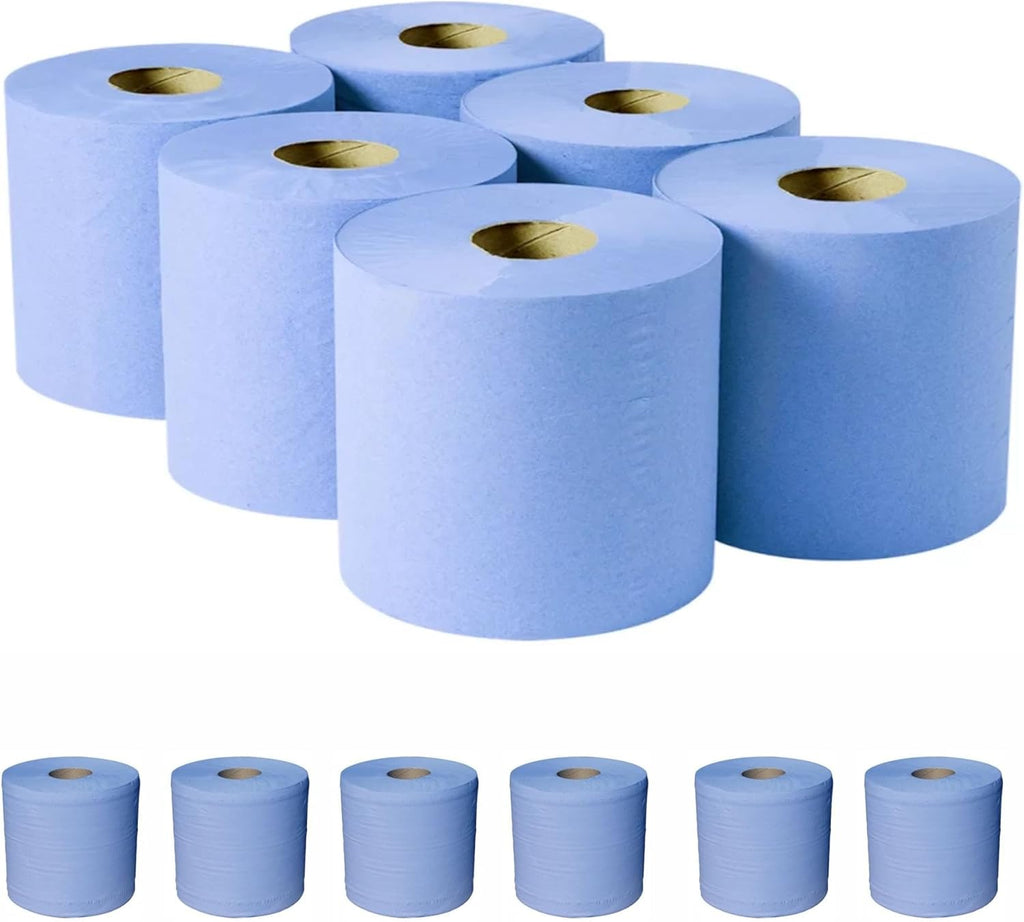 Cuddle Mega Tissue Rolls Bundle Set – 45 Luxury 3-Ply Toilet Rolls, 24 Kitchen Rolls, 6 Multipurpose Blue Rolls – Bulk Buy Savings, Ultra-Soft, Durable, Eco-Friendly Design