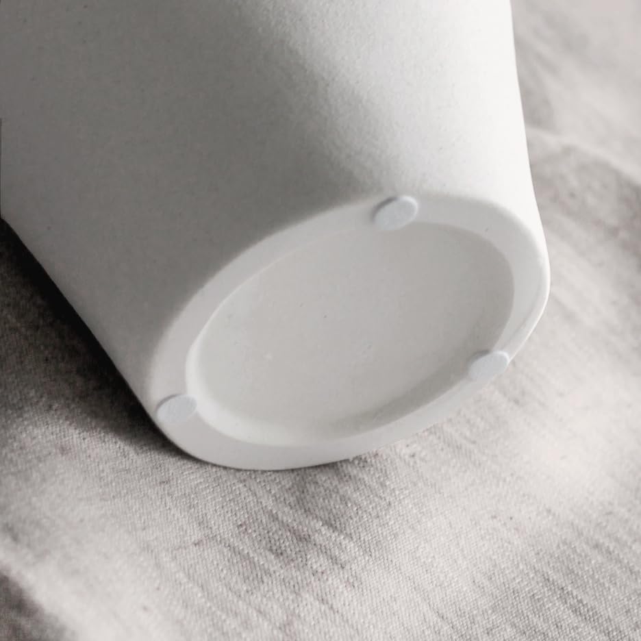 Room Accessories - White Ceramic Vase with 55 cm Olive Branches